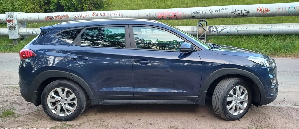 Hyundai Tucson cena 94300 przebieg: 138000, rok produkcji 2019 z Bydgoszcz małe 154